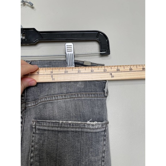 Citizen's of Humanity Distressed Rocket High Rise Skinny Jeans Gray 26 - Picture 7 of 9
